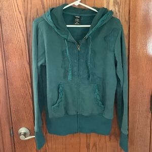 Vanity Teal Hoodie Size Medium